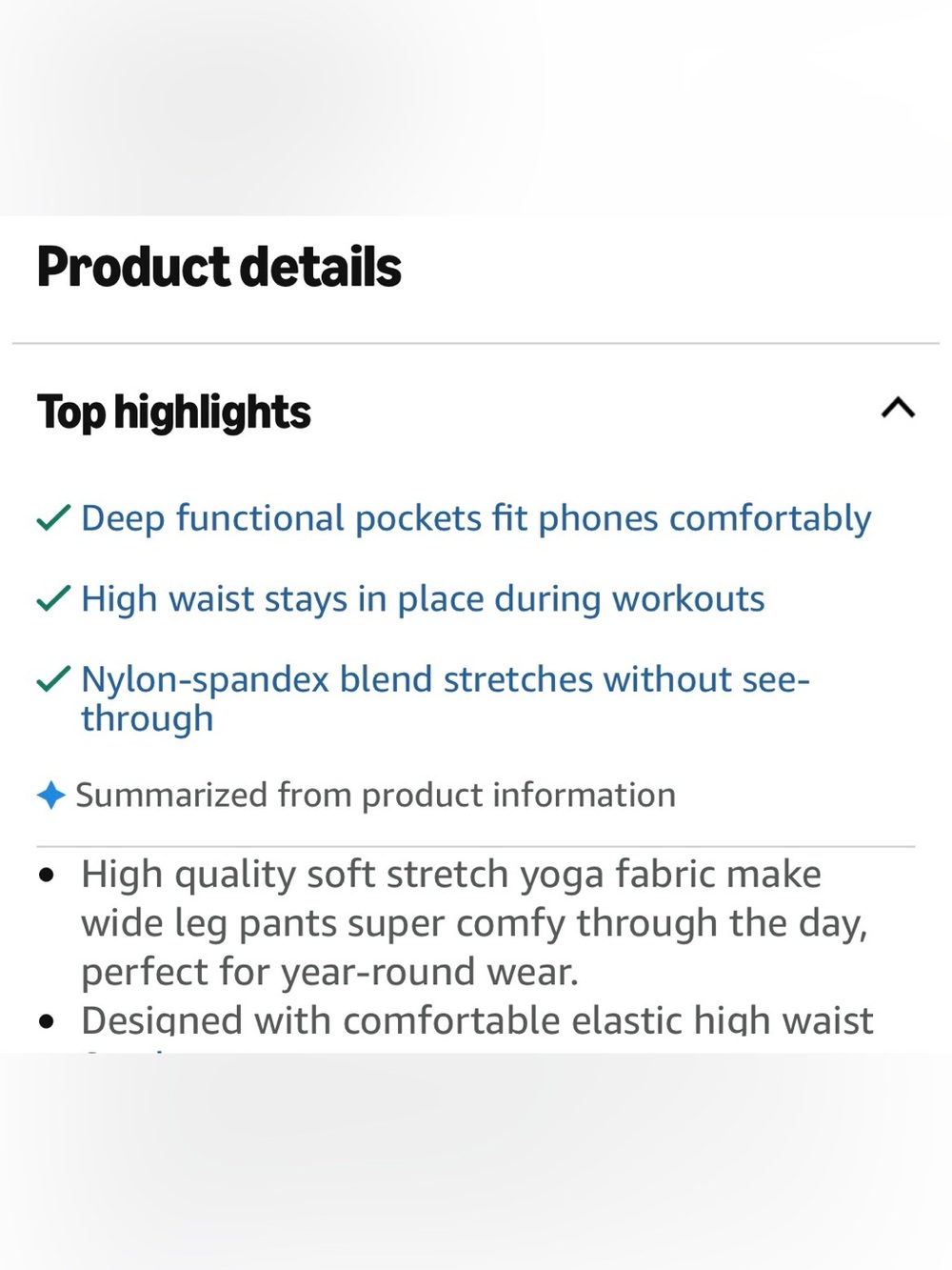 Wide-Leg High-Waist Yoga Pants in Future Blue - Picture 4 of 6